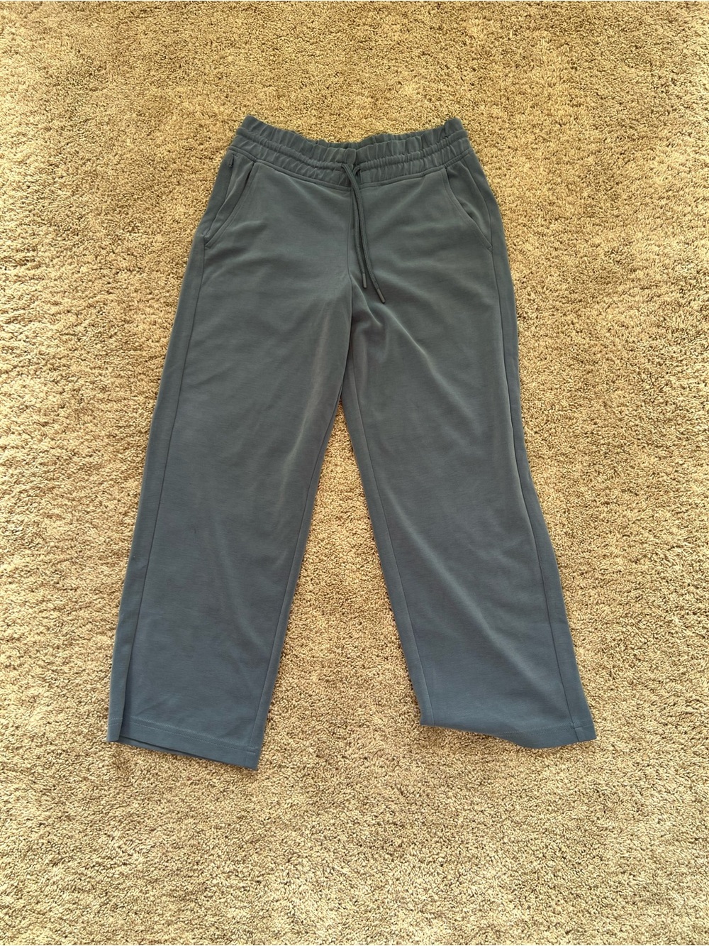 Athleta Kids Gray Elastic-Waist Joggers